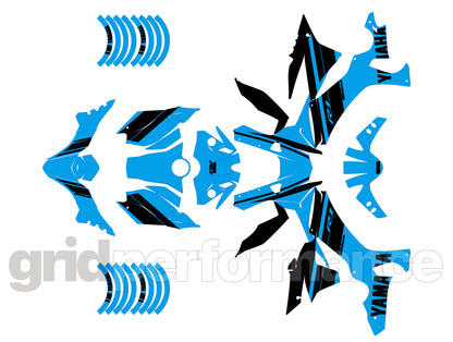 YAMAHA YZF-R1 Full Graphic Vinyl Decal Kit (1-3)