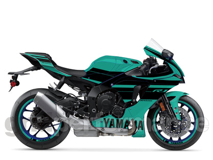 YAMAHA YZF-R1 Full Graphic Vinyl Decal Kit (1-5)