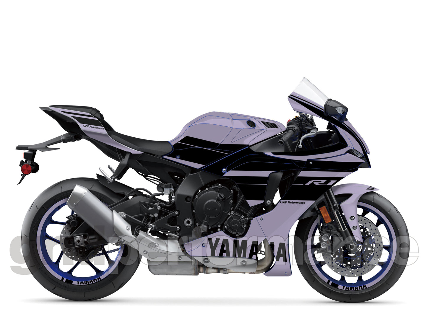 YAMAHA YZF-R1 Full Graphic Vinyl Decal Kit (1-6)