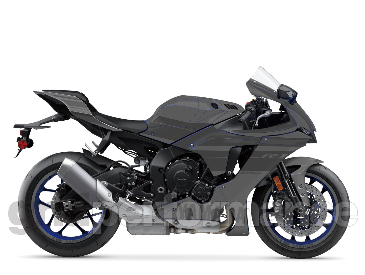 YAMAHA YZF-R1 Full Graphic Vinyl Decal Kit (1-8)