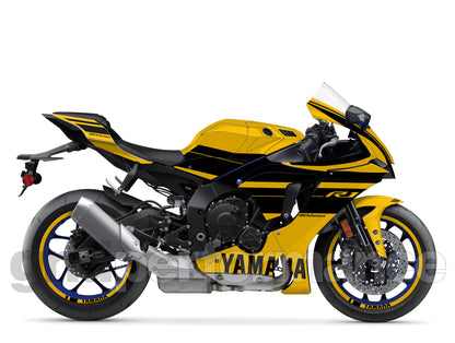 YAMAHA YZF-R1 Full Graphic Vinyl Decal Kit (1-9)