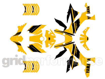 YAMAHA YZF-R1 Full Graphic Vinyl Decal Kit (1-9)