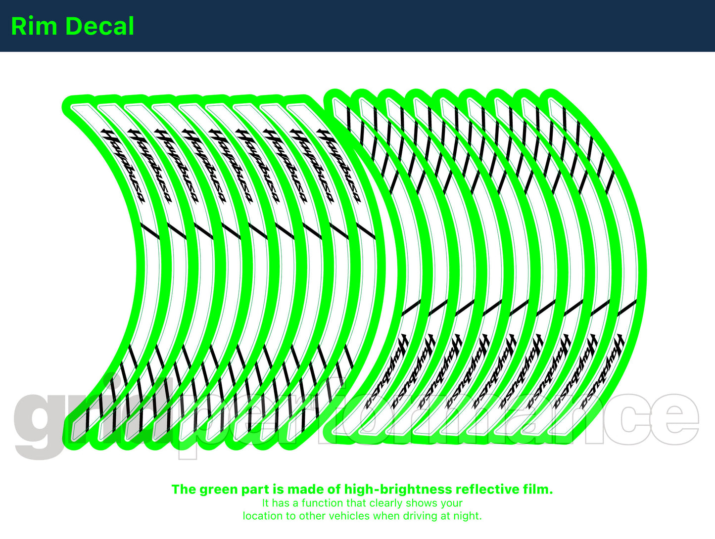 HAYABUSA Graphic Panel Decal Kit (1-2)