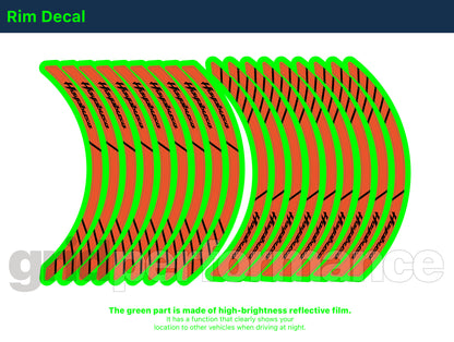 HAYABUSA Graphic Panel Decal Kit (1-5)