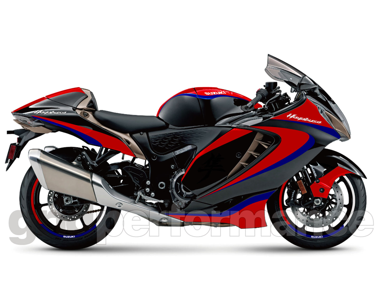 HAYABUSA Graphic Panel Decal Kit (2-2)