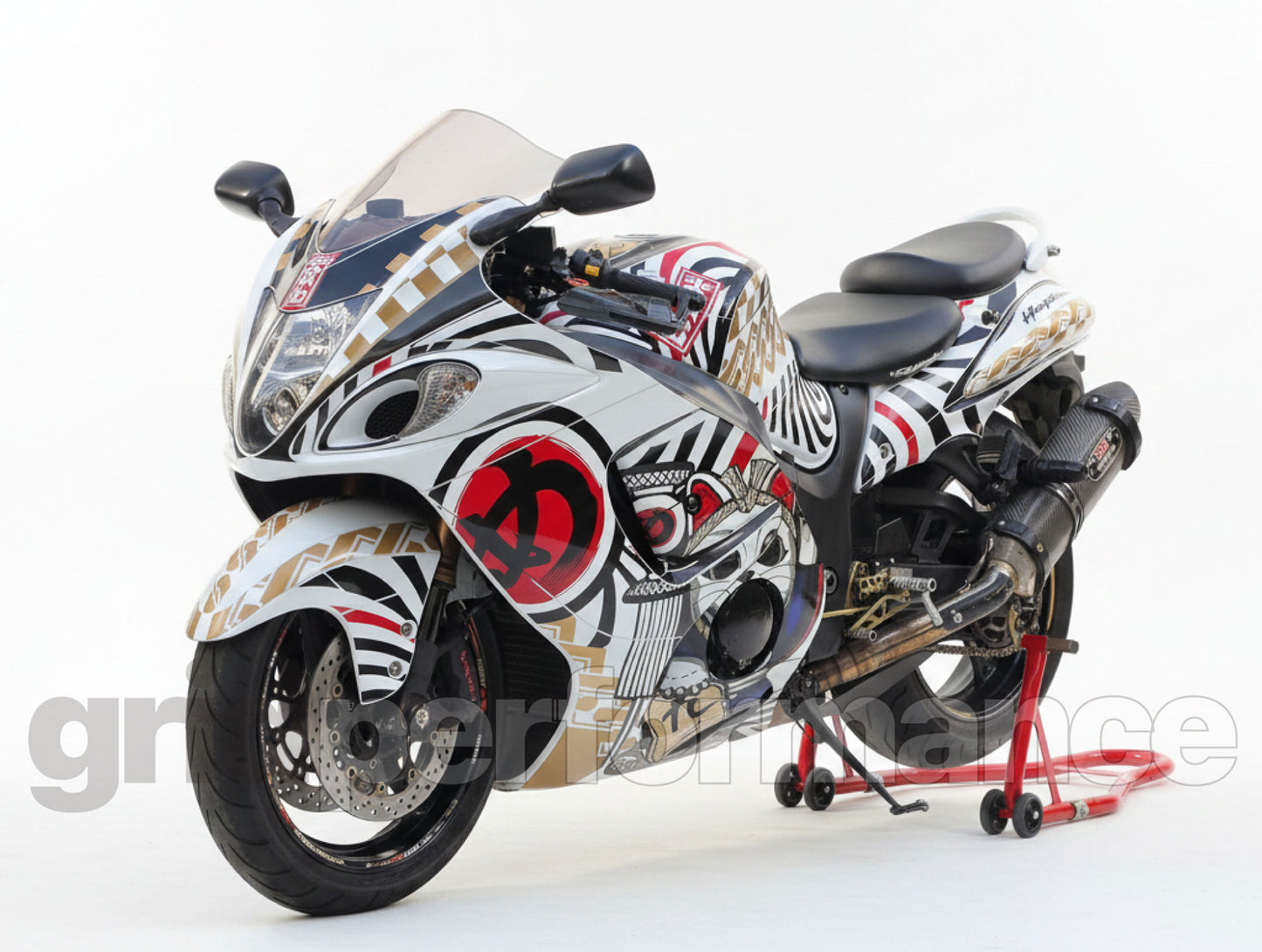 SUZUKI HAYABUSA Graphic Full Decal Vinyl Kit (3-1.Mote 4)