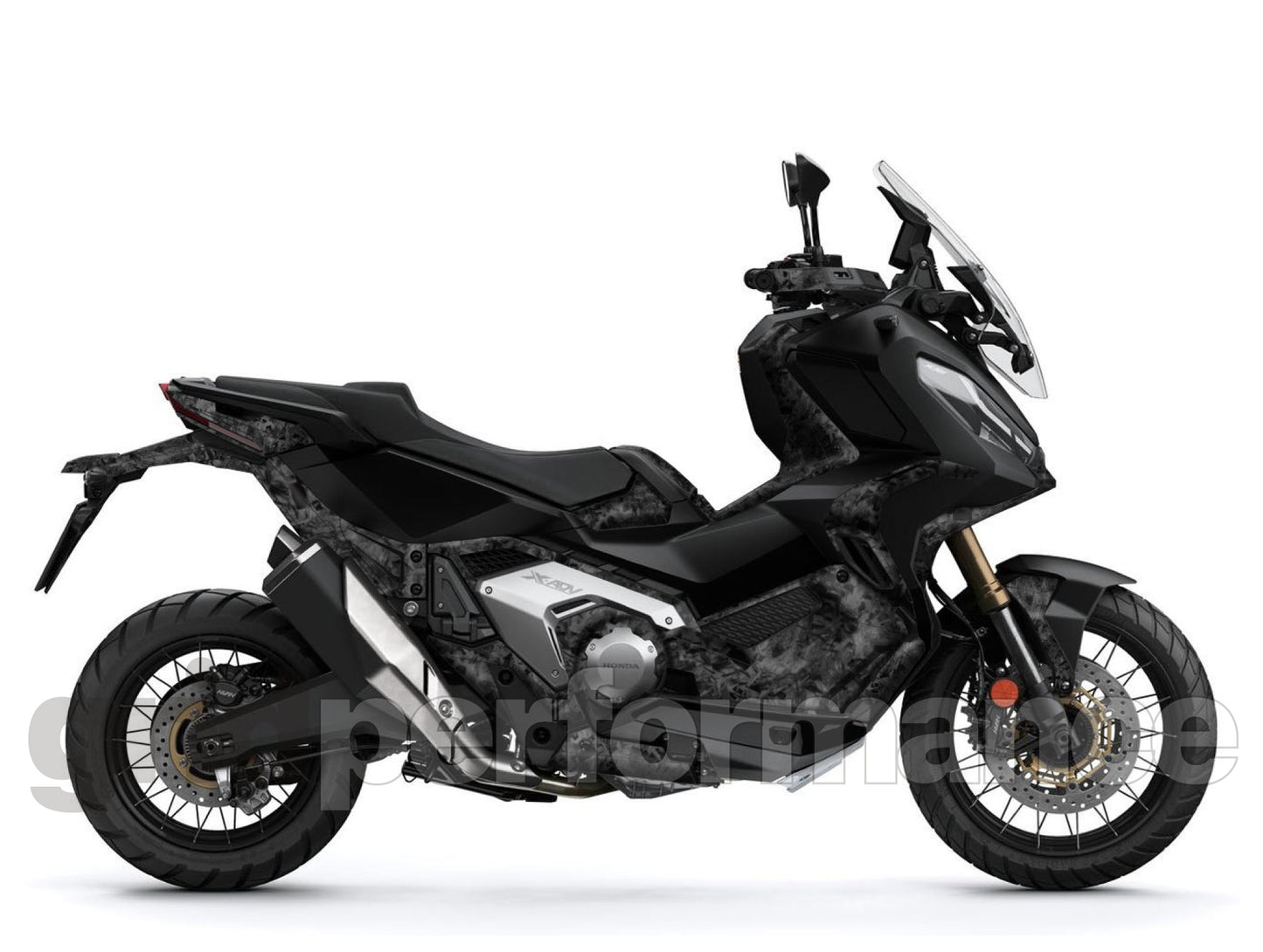 HONDA X-ADV 750 Graphic Full Decal Sticker Kit (1-1.Red B Forged carbon)