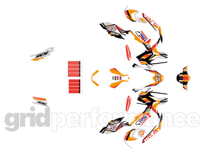 HONDA X-ADV 750 Graphic Full Decal Sticker Kit (2-2.HR carbon)