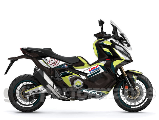 HONDA X-ADV 750 Graphic Full Decal Sticker Kit (2-4.HR carbon)