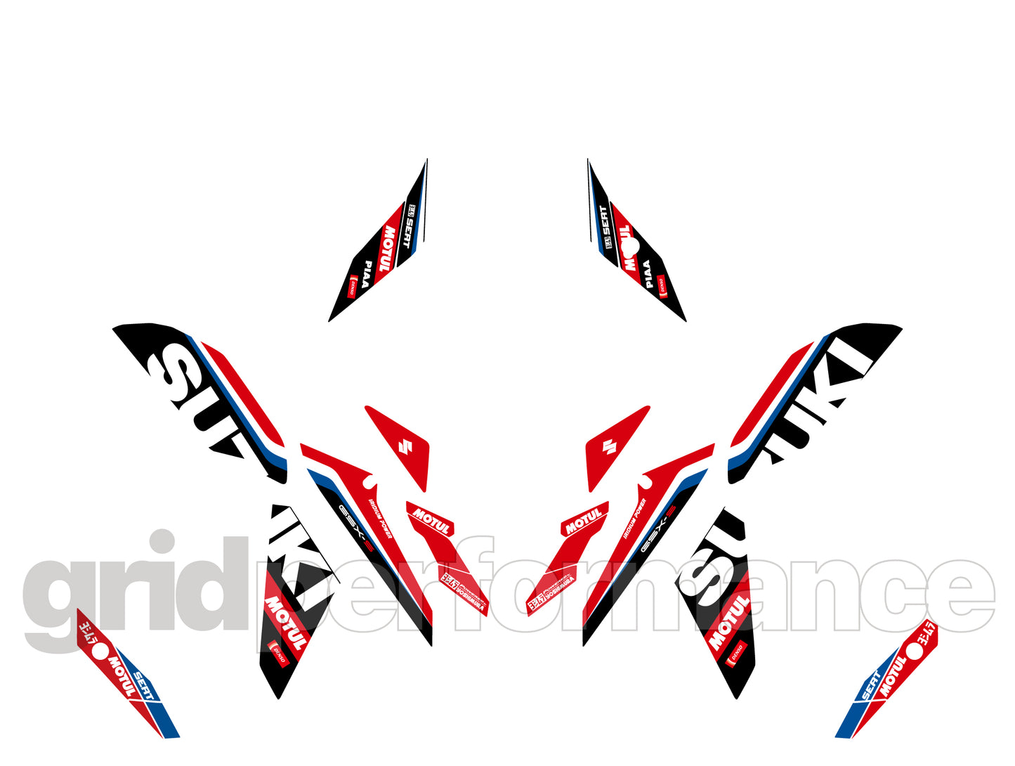 SUZUKI GSX-S1000 Graphic Decal Sticker Kit (1-1.SERT)