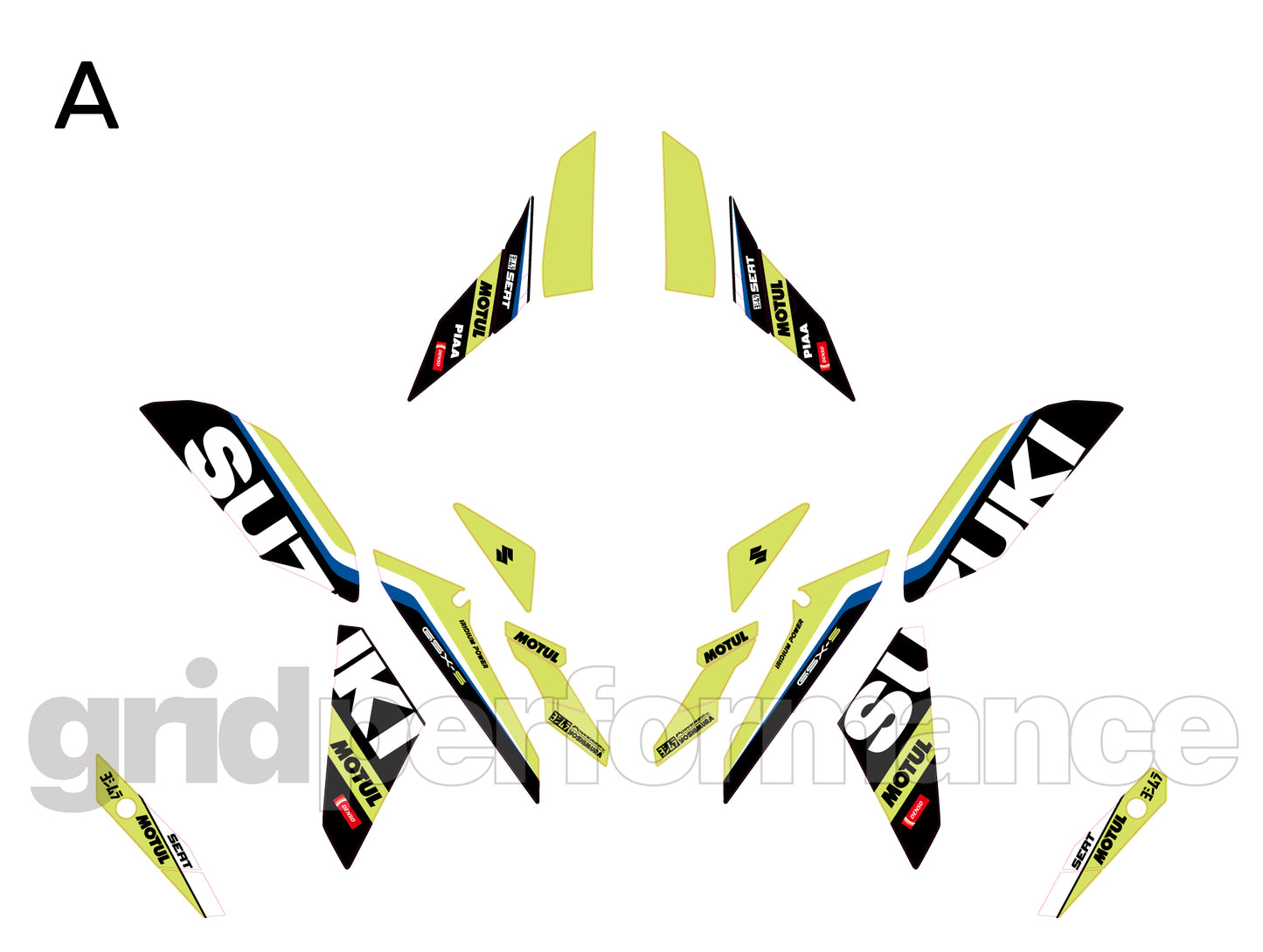 SUZUKI GSX-S1000 Graphic Decal Sticker Kit (@oscarmolinamurillo)
