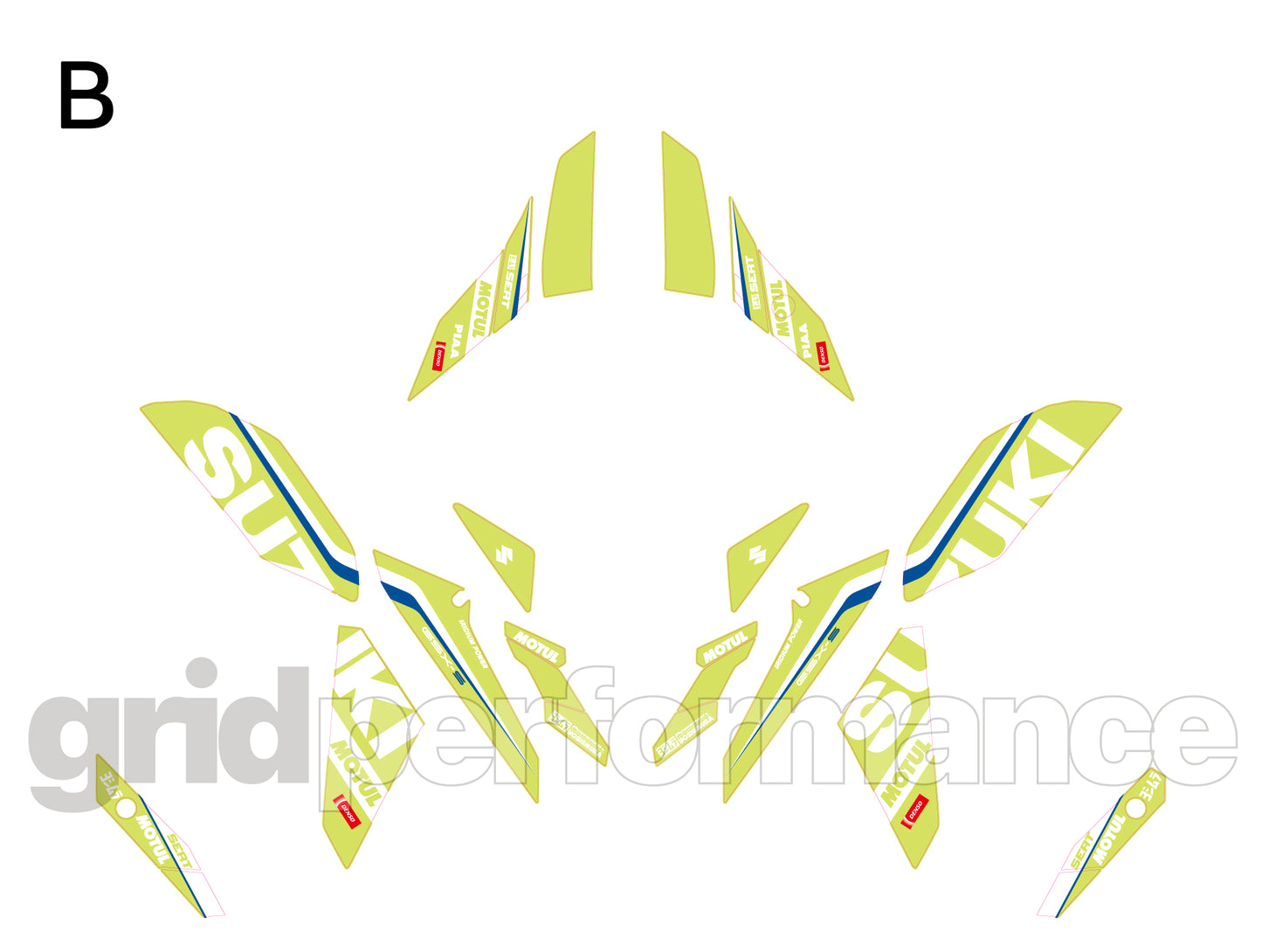 SUZUKI GSX-S1000 Graphic Decal Sticker Kit (@oscarmolinamurillo)