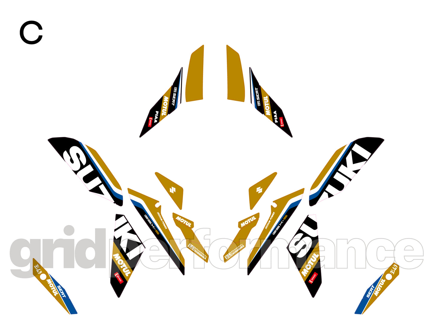 SUZUKI GSX-S1000 Graphic Decal Sticker Kit (@oscarmolinamurillo)