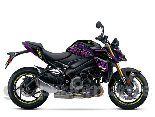 SUZUKI GSX-S1000 Graphic Decal Sticker Kit (tiktok.@Carbonrocket)