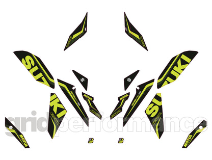 SUZUKI GSX-S1000 Graphic Decal Sticker Kit (3-5.ECSTAR)
