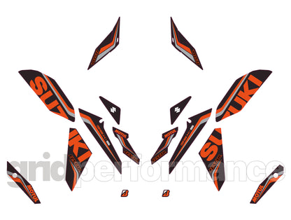 SUZUKI GSX-S1000 Graphic Decal Sticker Kit (3-6.ECSTAR)