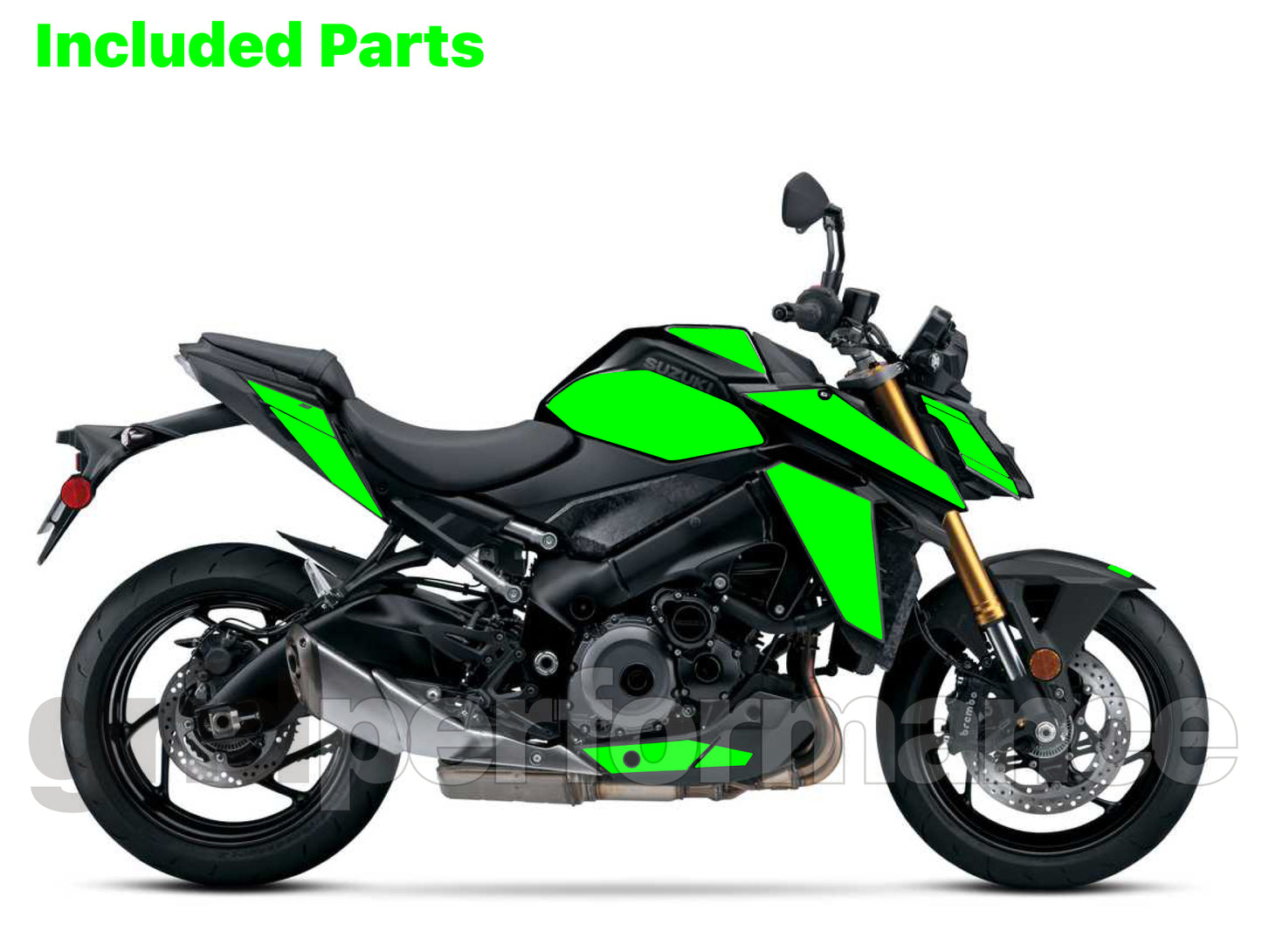 SUZUKI GSX-S1000 Graphic Decal Sticker Kit (3-2.ECSTAR)
