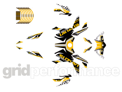 SUZUKI GSX-S1000 Graphic Decal Sticker Kit (4-4)