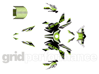 SUZUKI GSX-S1000 Graphic Decal Sticker Kit (4-5)
