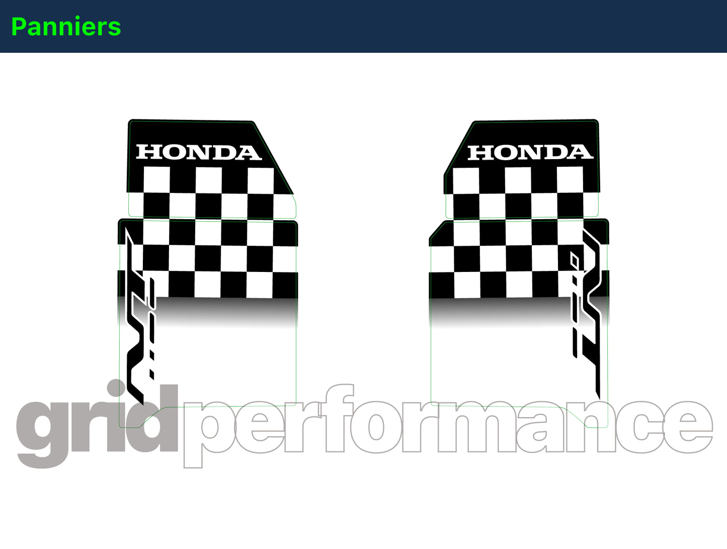 HONDA NT1100 Reflective Decal Sticker (4-1)