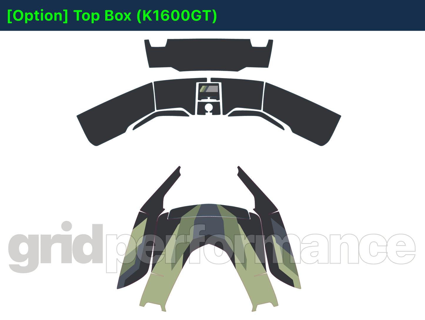 Motorcycle Fairing Decal Kit – For 2022~ BMW K1600GTL, K1600GT Type (1-3.MM)