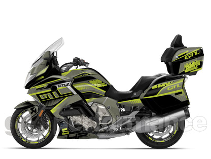 Motorcycle Fairing Decal Vinyl Sticker Kit – For 2022~ BMW K1600GTL, K1600GT Type (2-10)