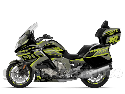 Motorcycle Fairing Decal Vinyl Sticker Kit – For 2022~ BMW K1600GTL, K1600GT Type (2-10)