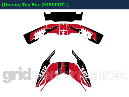 Motorcycle Fairing Decal Kit – For 2022~ BMW K1600GTL, K1600GT Type (2-2)