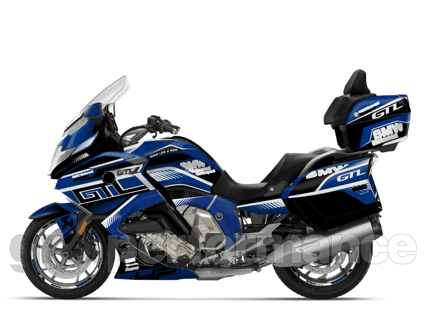 Motorcycle Fairing Decal Kit – For 2022~ BMW K1600GTL, K1600GT Type (2-5)