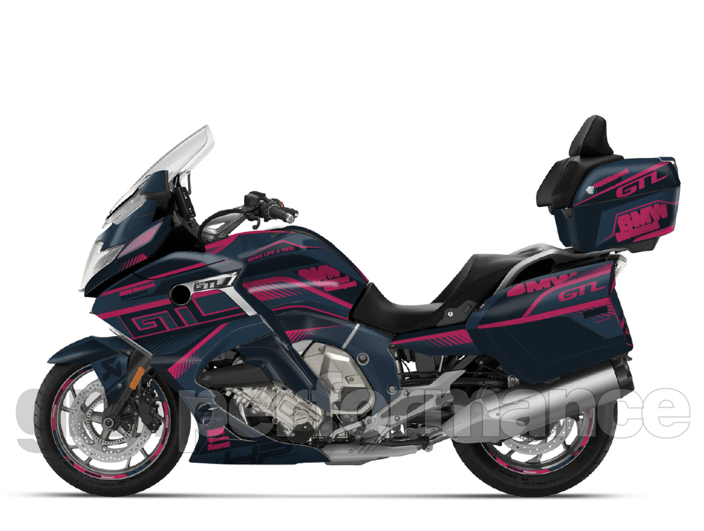 Motorcycle Fairing Decal Kit – For 2022~ BMW K1600GTL, K1600GT Type (2-9)