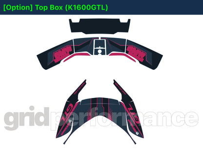 Motorcycle Fairing Decal Kit – For 2022~ BMW K1600GTL, K1600GT Type (2-9)