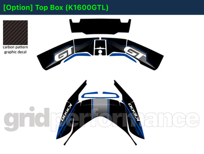 BMW K1600GTL, K1600GT Graphic Full Decal Kit (3-2)