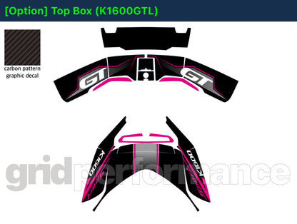 BMW K1600GTL, K1600GT Graphic Full Decal Kit (3-4)