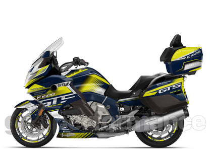BMW K1600GTL, K1600GT Graphic Full Decal Kit (4-1)
