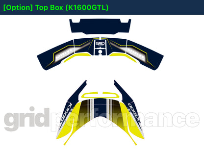 BMW K1600GTL, K1600GT Graphic Full Decal Kit (4-1)