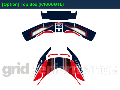 BMW K1600GTL, K1600GT Graphic Full Decal Kit (4-2)