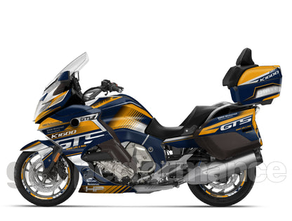 BMW K1600GTL, K1600GT Graphic Full Decal Kit (4-4)