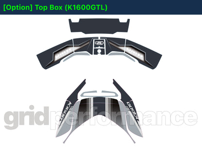 BMW K1600GTL, K1600GT Graphic Full Decal Kit (4-5)