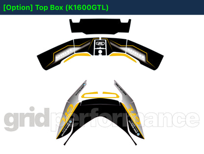 BMW K1600GTL, K1600GT Graphic Full Decal Kit (5-2)