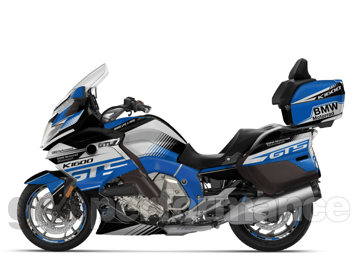 BMW K1600GTL, K1600GT Graphic Full Decal Kit (6-1.GTS)
