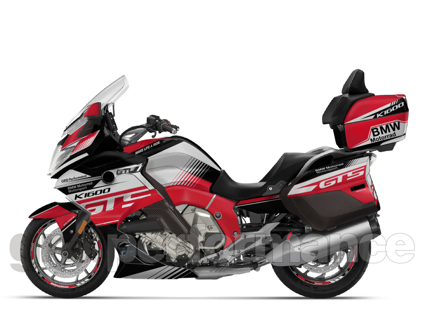 BMW K1600GTL, K1600GT Graphic Full Decal Kit (6-2.GTS)
