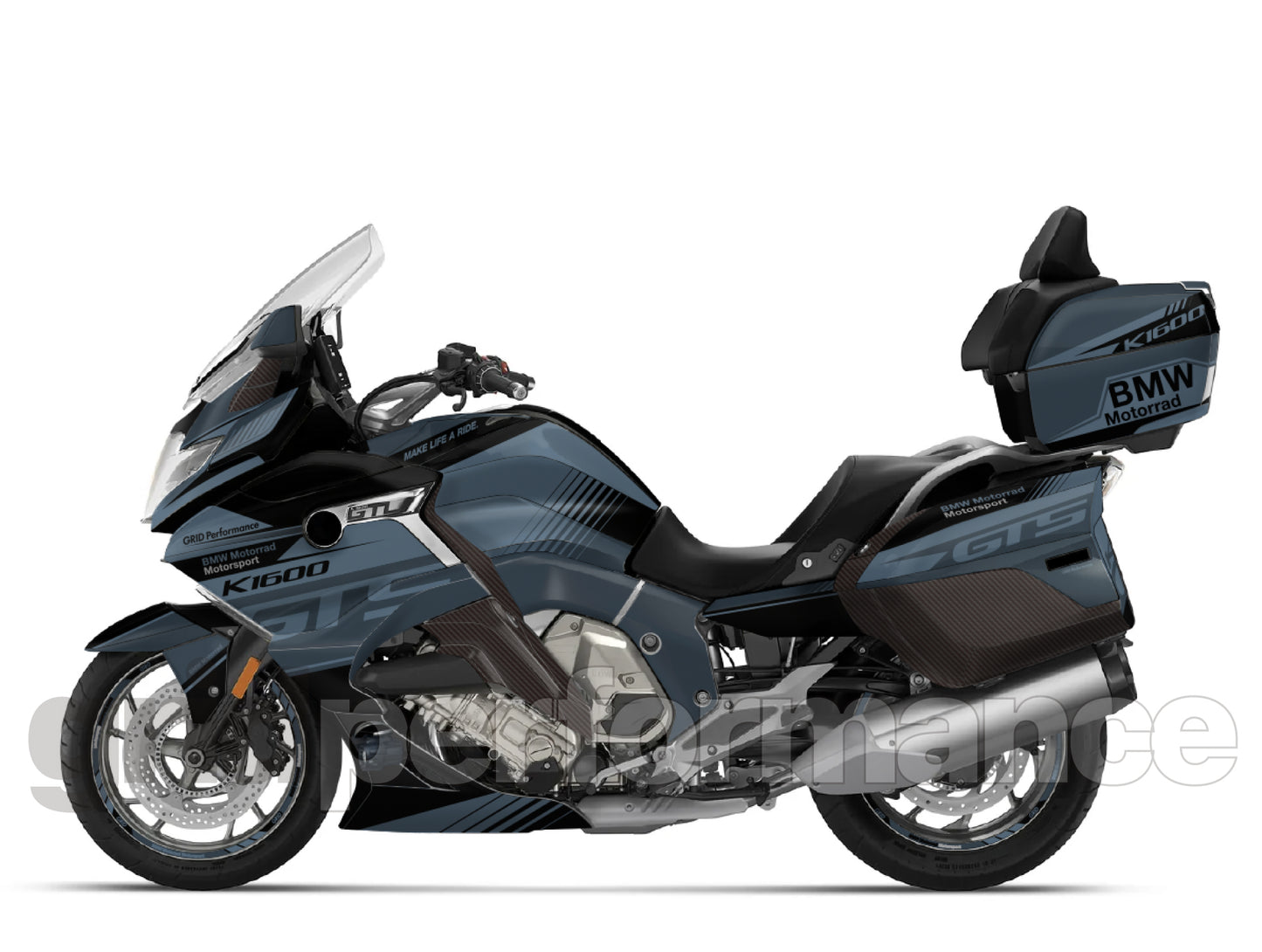 BMW K1600GTL, K1600GT Graphic Full Decal Kit (6-6.GTS)