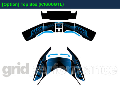 BMW K1600GTL, K1600GT Graphic Full Decal Kit (7-3)