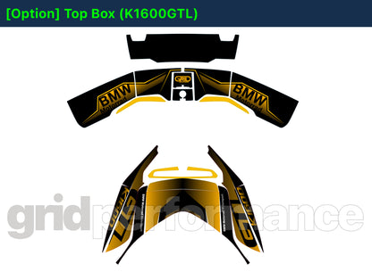 BMW K1600GTL, K1600GT Graphic Full Decal Kit (7-4)