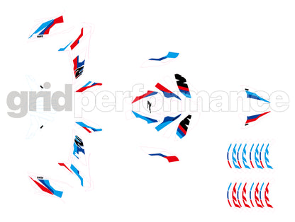 BMW S1000R Graphic Decal Sticker Kit (1-2.M)