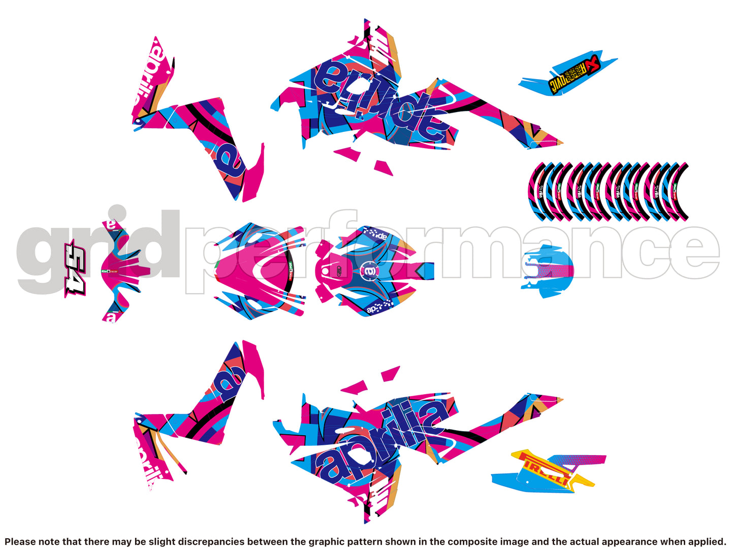 aprilia RS660 Graphic Decal Sticker Kit (2-3.Rossi)