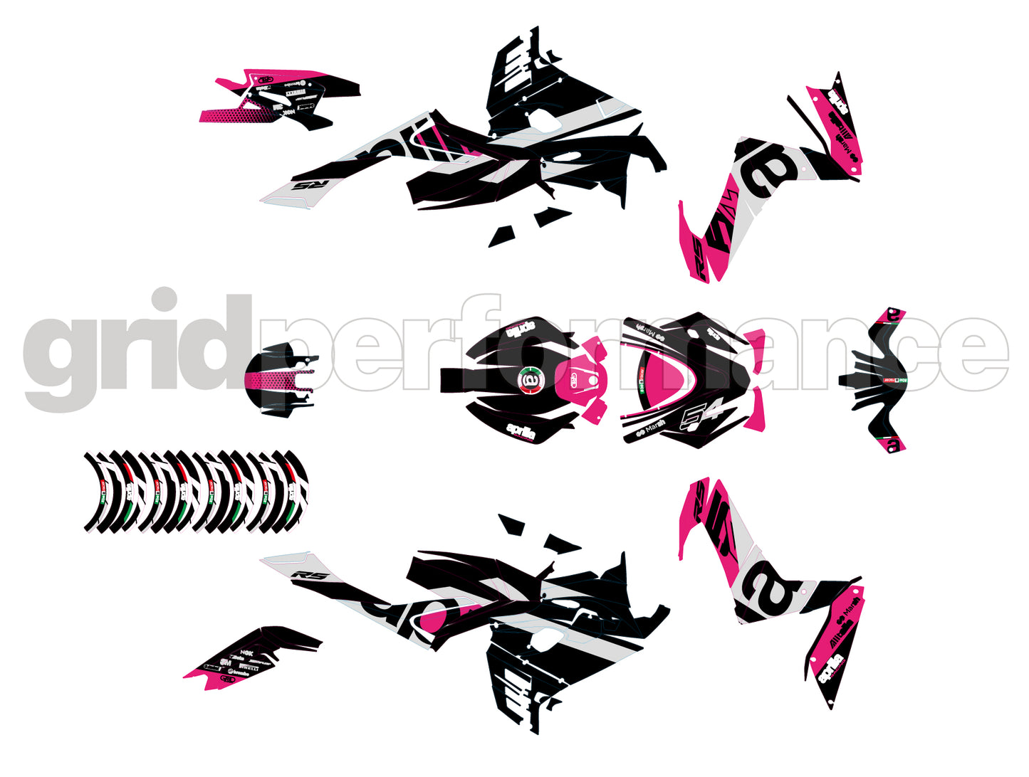 aprilia RS660 Graphic Decal Sticker Kit (3-3.54)