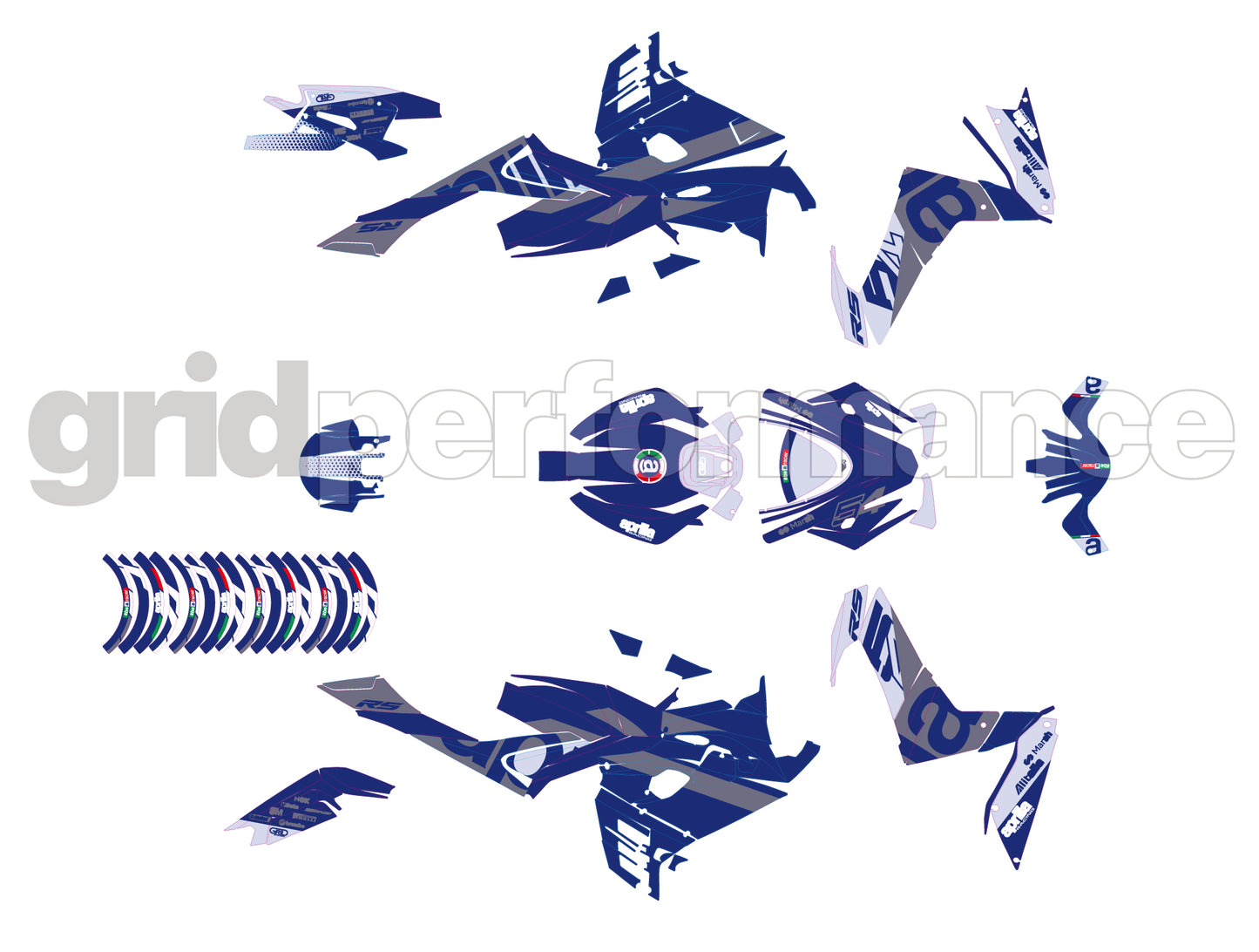 aprilia RS660 Graphic Decal Sticker Kit (3-8.54)
