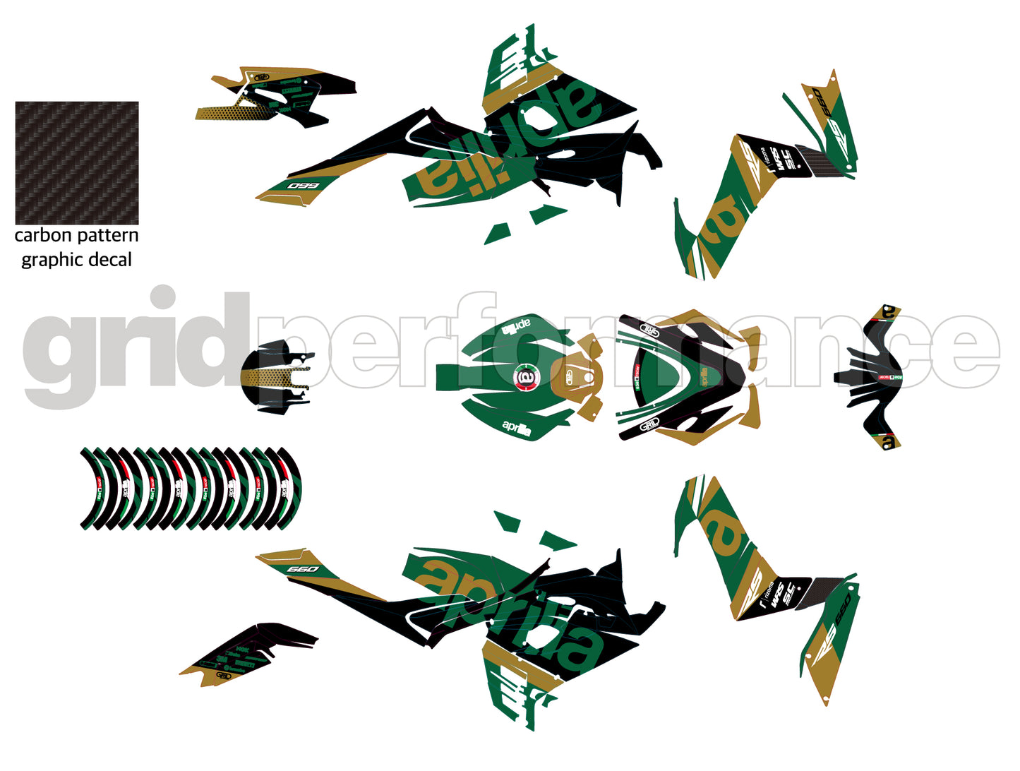 aprilia RS660 Full Graphic Decal Sticker Kit (4-3)