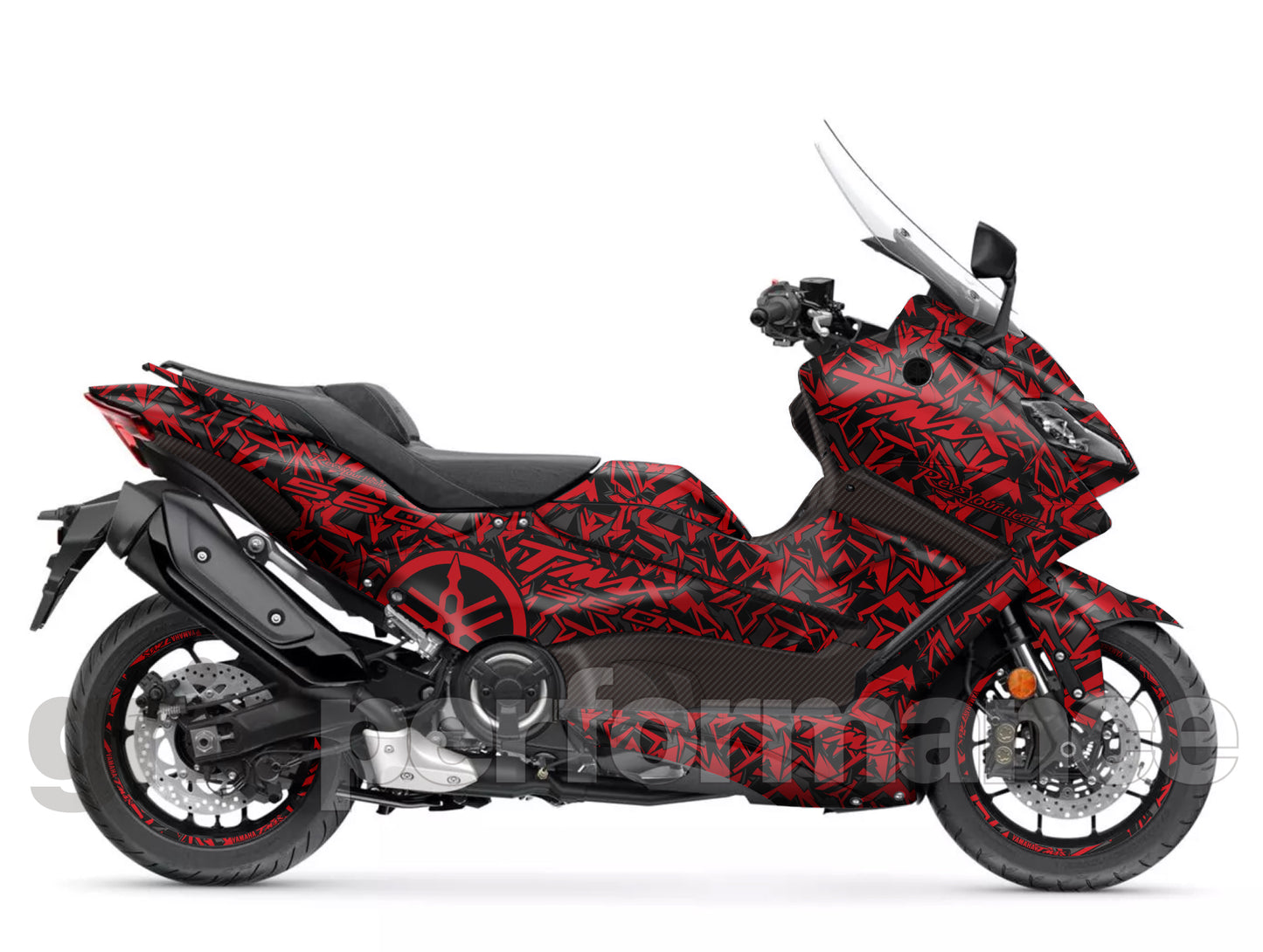 YAMAHA T-Max 560 Motorcycle Fairing Decal Vinyl Sticker Kit (2-1)